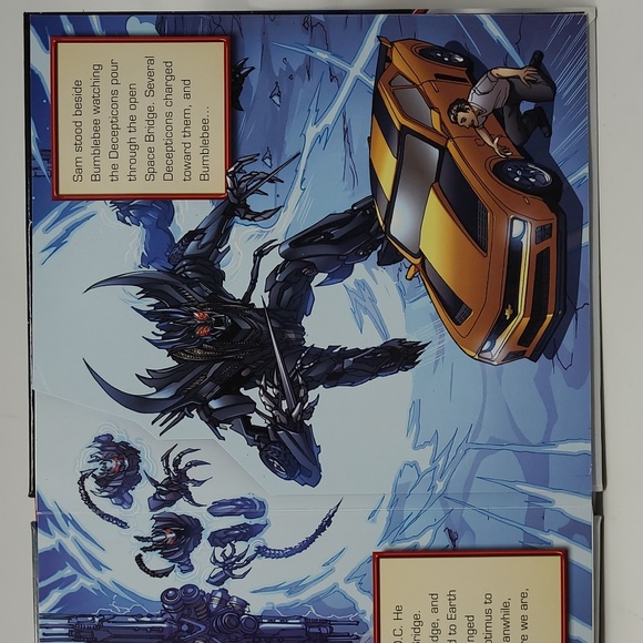 2011 HASBRO "TRANSFORMERS DARK OF THE MOON" ACTION POP-UP BOOK - READERS DIGEST - Picture 13 of 14
